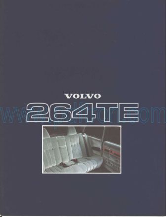 Cover of Volvo 264Te Car Brochure 1977.Pdf