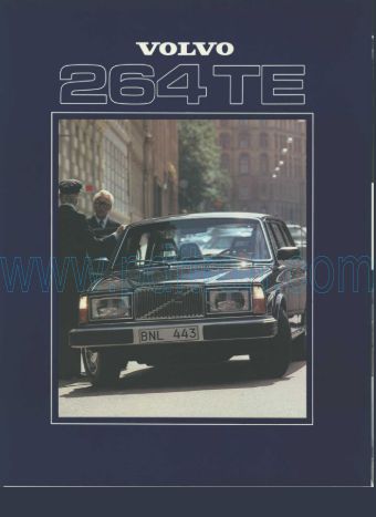 Cover of Volvo 264Te Car Brochure 1979.Pdf