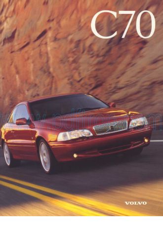 Cover of Volvo C70 Specifications Brochure 1997.Pdf