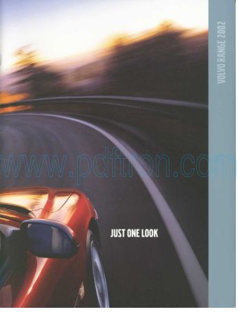 Cover of Volvo Uk Range Brochure 2002.Pdf