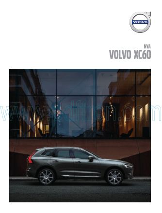 Cover of Volvo Xc60 Car Brochure 2018.Pdf