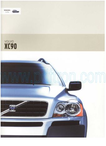 Cover of Volvo Xc90 Car Brochure 2002 202012.Pdf