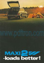 Cover of Austin Maxi 2 Car Brochure 1982.Pdf