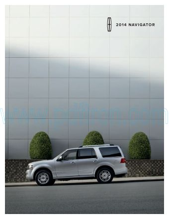 Cover of Lincoln Navigator Brochure 2014.Pdf