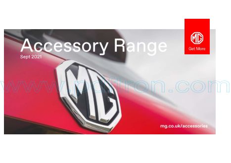 Cover of Mg Mg5 Accessory Brochure 2021.Pdf