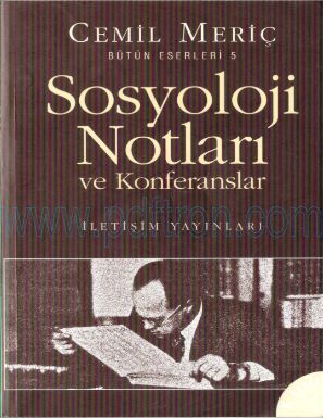 Cover of Cemil Meric Sosyoloji Notlari.pdf