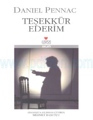 Cover of Daniel Pennac Tesekkur Ederim.pdf