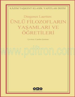 Cover of Diogenes Laertios unlu Filozoflarin Yasamlari ve ogretileri.pdf