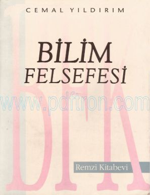 Cover of Cemal Yildirim Bilim Felsefesi.pdf