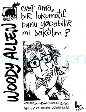 Cover of Woody Allen Evet Ama Bir Lokomotif Bunu Yapabilir Mi Bakalim.pdf