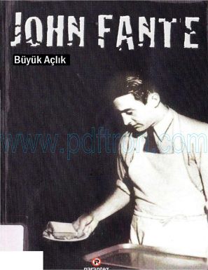 Cover of John Fante Buyuk Aclik.pdf