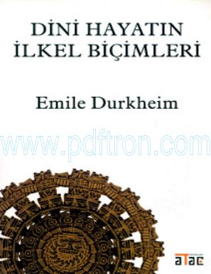 Cover of Emile Durkheim Dini Hayatin ilkel Bicimleri.pdf