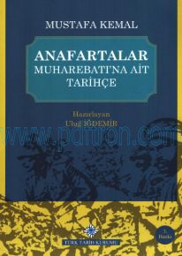 Cover of Mustafa Kemal - Anafartalar Muharebatına Ait Tarihçe.Pdf