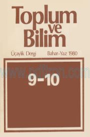 Cover of Toplum Ve Bilim - Sayı 09-10.Pdf