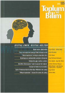 Cover of Toplum Ve Bilim - Sayı 135.Pdf