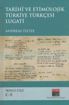 Cover of Andreas Tietze - Tarihi Ve Etimolojik Türkiye Türkçesi Lugati (Cilt 2).Pdf