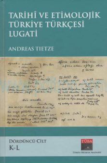 Cover of Andreas Tietze - Tarihi Ve Etimolojik Türkiye Türkçesi Lugati (Cilt 4).Pdf