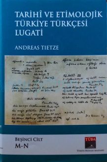 Cover of Andreas Tietze - Tarihi Ve Etimolojik Türkiye Türkçesi Lugati (Cilt 5).Pdf