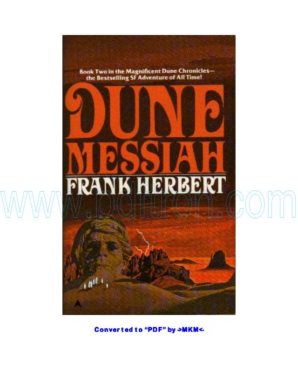 Cover of Frank Herbert - Dune 2 - Dune Messiah.pdf