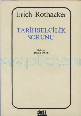 Cover of Erich Rothacker-Tarihselcilik-Sorunu.pdf