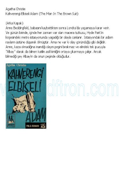 Cover of Agatha Christie - Kahverengi Elbiseli Adam.pdf