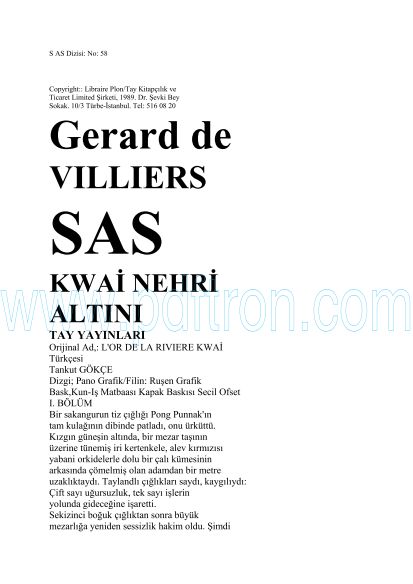 Cover of Gerard De Williers - 59 Kwai Nehri Altini.pdf