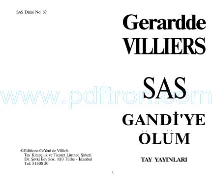 Cover of Gerard De Williers - 70 Gandhiye Olum.pdf