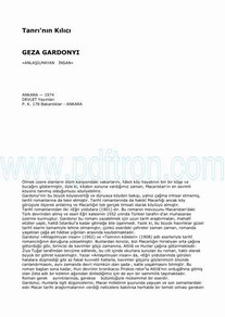 Cover of Geza Gardonyi - Tanrı'nın Kilici.pdf