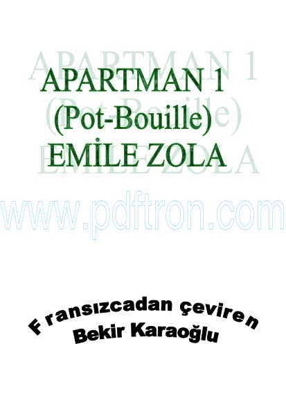 Cover of Emile Zola - Apartman 1.pdf