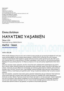 Cover of Emma Goldman-Hayatimi Yaşarken 2.pdf