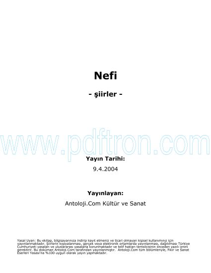 Cover of Nefi - Şiirleri.pdf