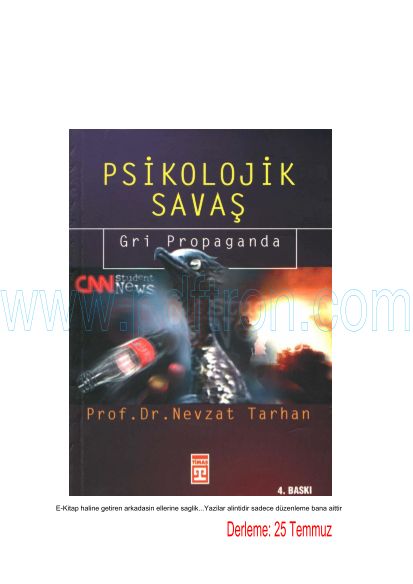 Cover of Nevzat Tarhan - Psikolojik Savas.pdf