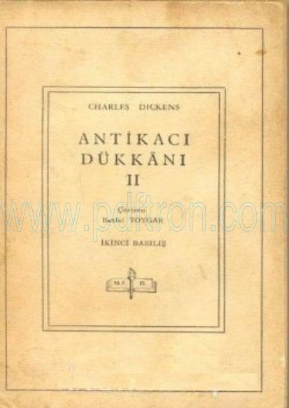 Cover of Charles Dickens - Antikaci Dukkani 2.Cilt .pdf