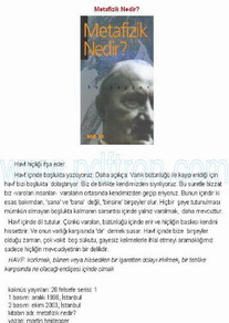 Cover of Heidegger - Metafizik Nedir.pdf