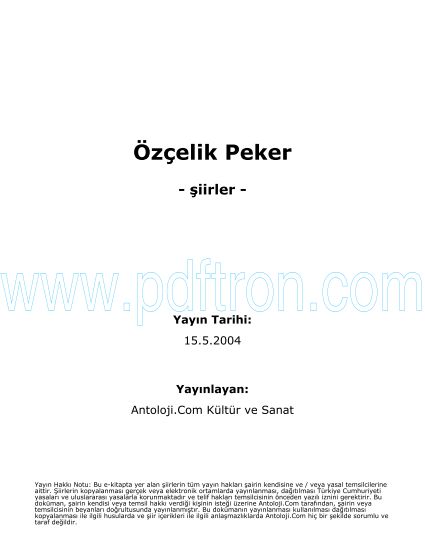 Cover of Özcelik Peker - Şiirleri.pdf