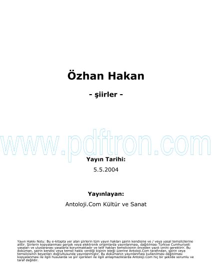 Cover of Özhan Hakan - Şiirleri.pdf