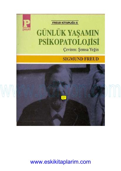 Cover of Sigmund Freud - Günlük Yaşamın Psikopatalojisi.pdf