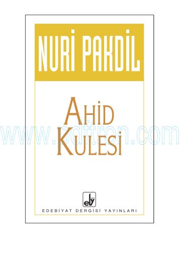 Cover of Nuri Pakdil - Ahid Kulesi.pdf