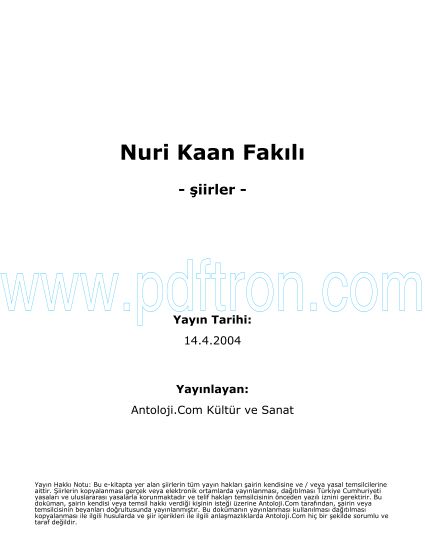 Cover of Nuri Kaan Fakili - Şiirleri.pdf