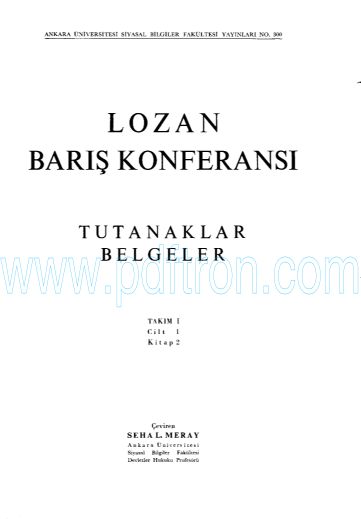 Cover of Lozan Baris Konferansi Tutanaklar.pdf