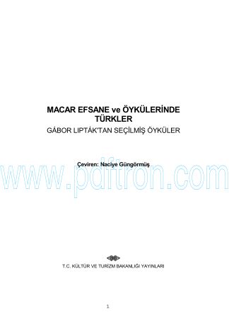 Cover of Macar Efsane Ve Oykulerinde Turkler.pdf