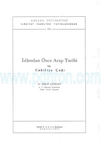 Cover of İslamdan-Once-Arap-Tarihi-Ve-Cahiliye-Cagı-Neşet-Cağatay-604.pdf