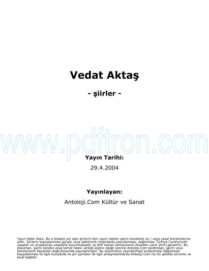 Cover of Vedat Aktas Şiirleri.pdf