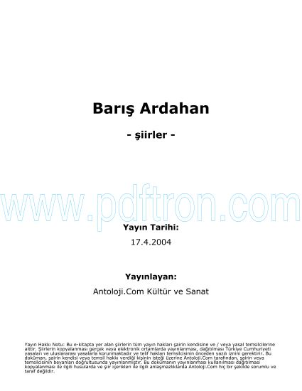 Cover of Baris Ardahan - Şiirleri.pdf