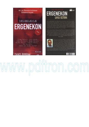 Cover of Saygi Ozturk - Belgeleriyle Ergenekon.pdf