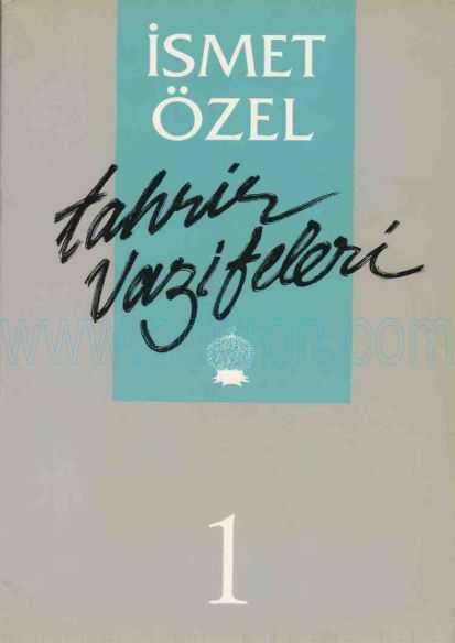 Cover of Ismet Ozel - Tahrir Vazifeleri 1.pdf