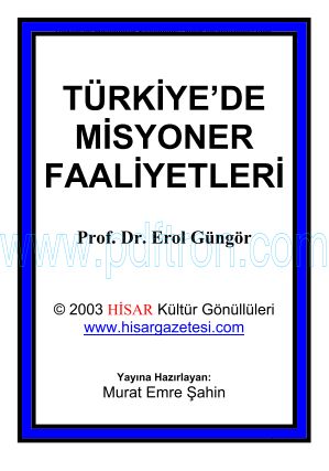 Cover of Erol Güngör - Türkiye'de Misyoner Faaliyetleri.pdf