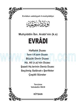 Cover of Muhyiddin-Arabi - Evrad.pdf