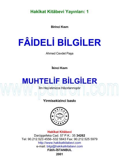 Cover of Faideli Bilgiler.pdf