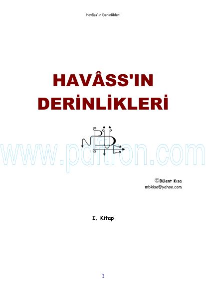 Cover of Bulent Kisa - Havassin Derinlikleri.pdf